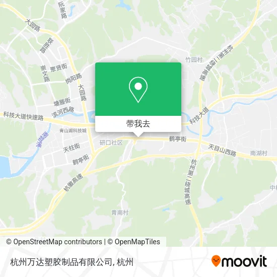 杭州万达塑胶制品有限公司地图