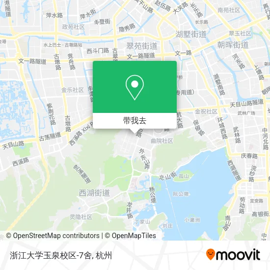 浙江大学玉泉校区-7舍地图