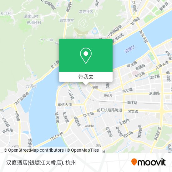 汉庭酒店(钱塘江大桥店)地图