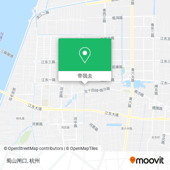 蜀山闸口地图