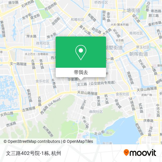 文三路402号院-1栋地图