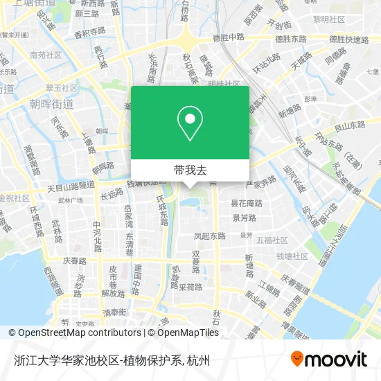 浙江大学华家池校区-植物保护系地图