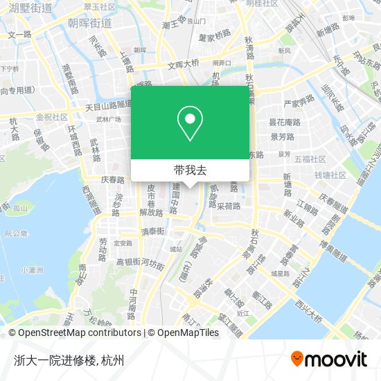 浙大一院进修楼地图
