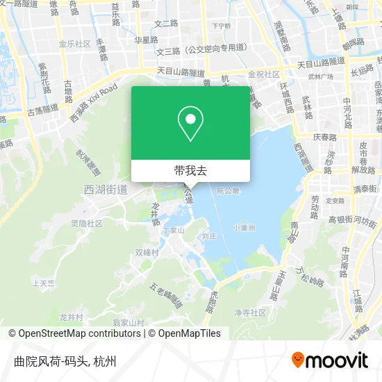曲院风荷-码头地图