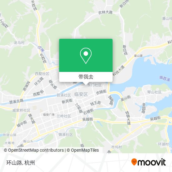 环山路地图