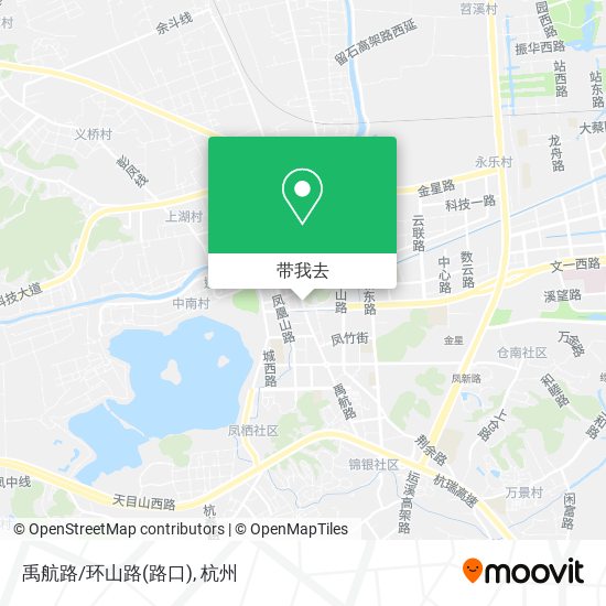 禹航路/环山路(路口)地图
