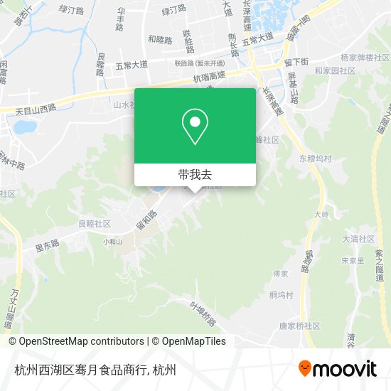 杭州西湖区骞月食品商行地图