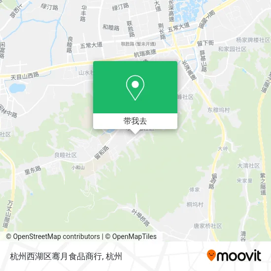 杭州西湖区骞月食品商行地图
