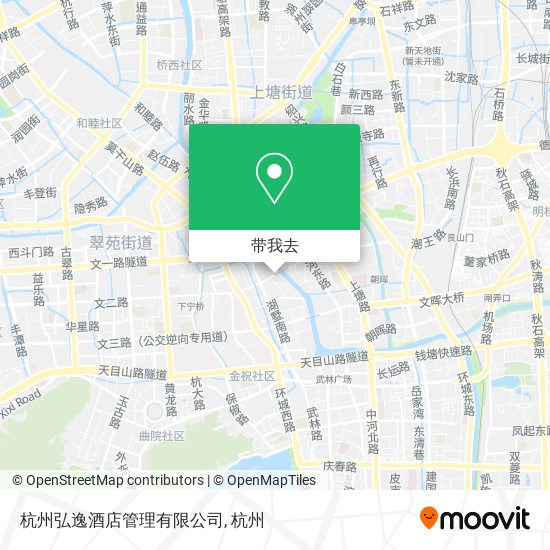 杭州弘逸酒店管理有限公司地图