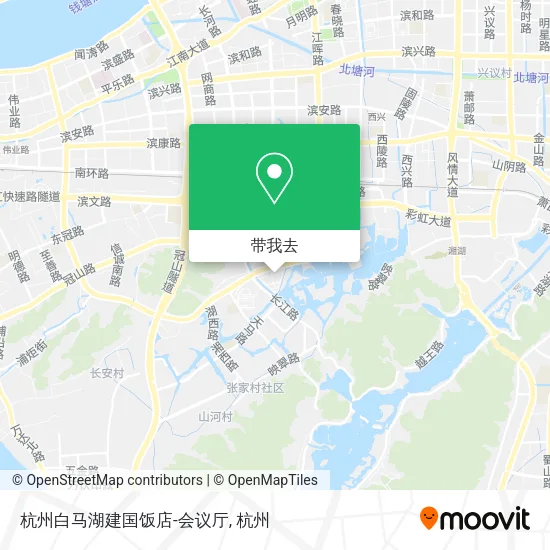 杭州白马湖建国饭店-会议厅地图