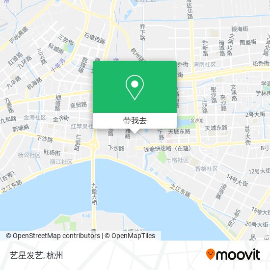 艺星发艺地图