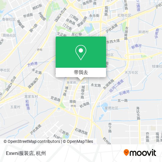 Exwni服装店地图