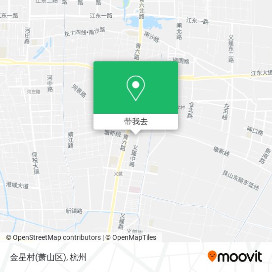 金星村(萧山区)地图