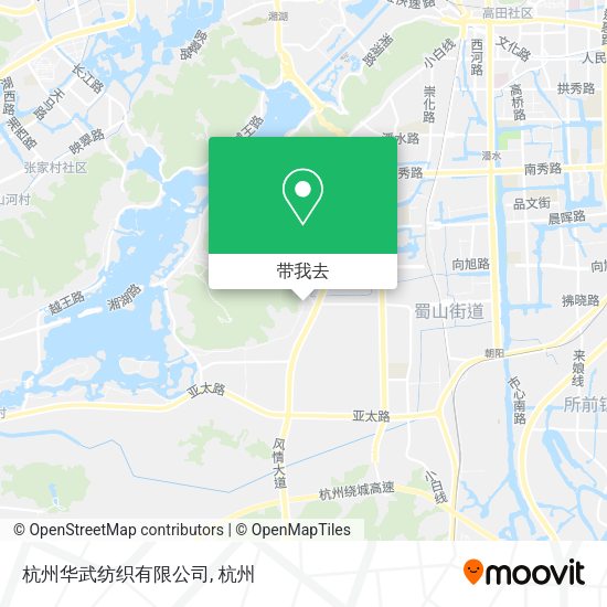 杭州华武纺织有限公司地图