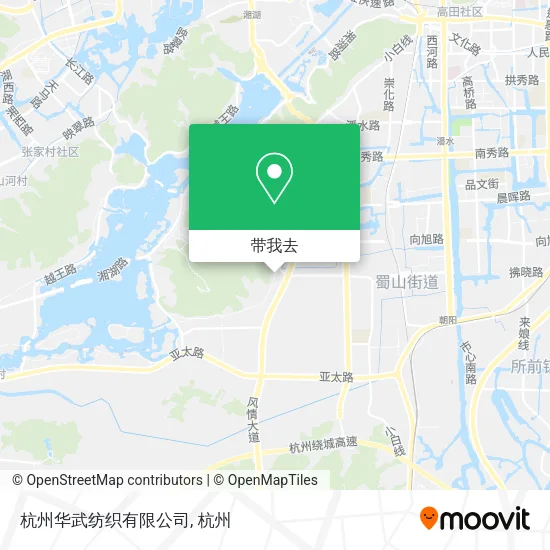 杭州华武纺织有限公司地图