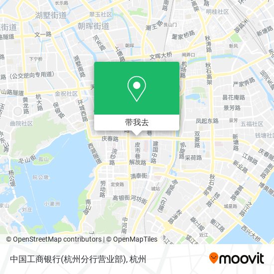 中国工商银行(杭州分行营业部)地图