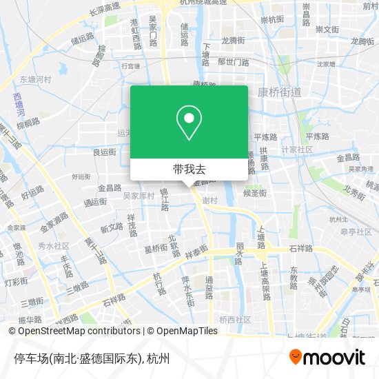 停车场(南北·盛德国际东)地图
