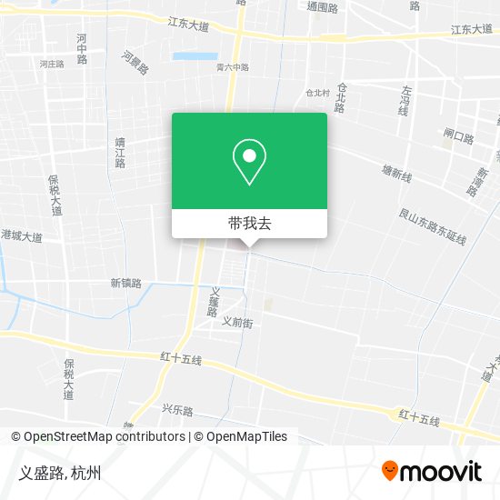 义盛路地图