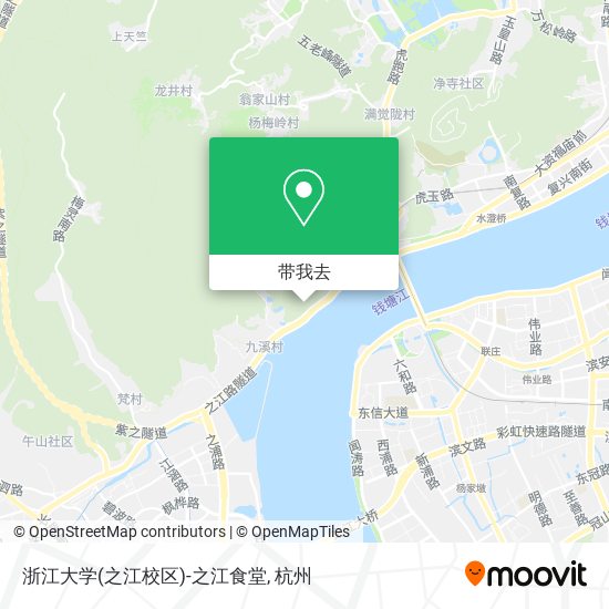 浙江大学(之江校区)-之江食堂地图