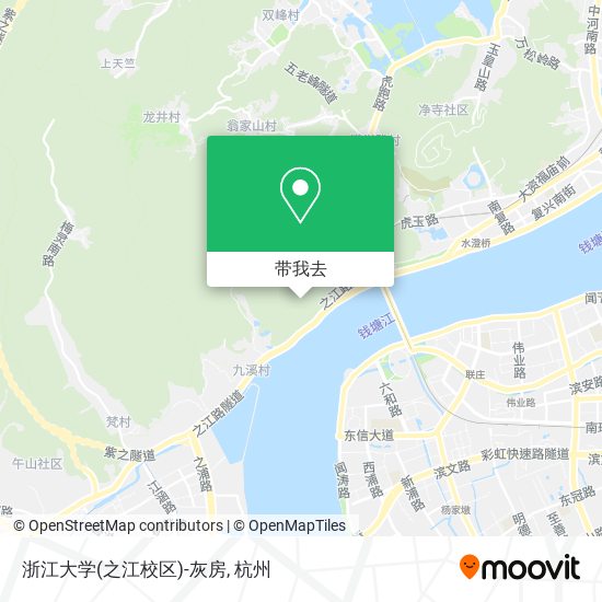 浙江大学(之江校区)-灰房地图