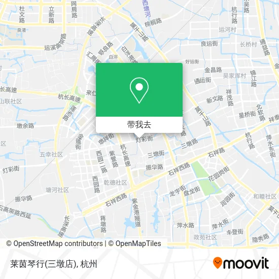 莱茵琴行(三墩店)地图