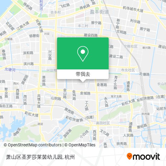 萧山区圣罗莎莱茵幼儿园地图