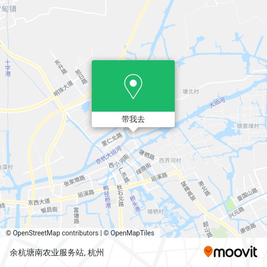 余杭塘南农业服务站地图