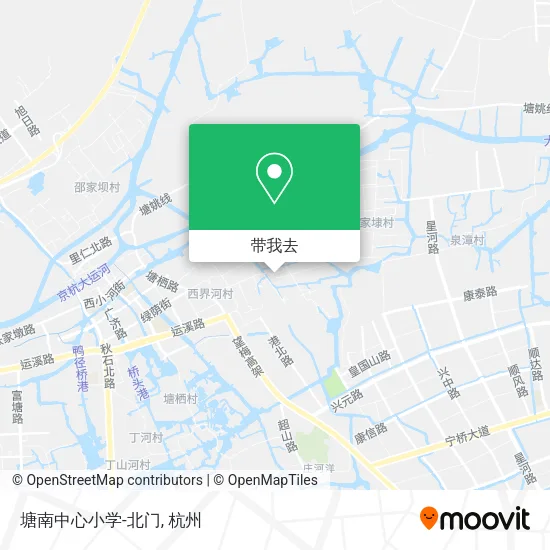 塘南中心小学-北门地图