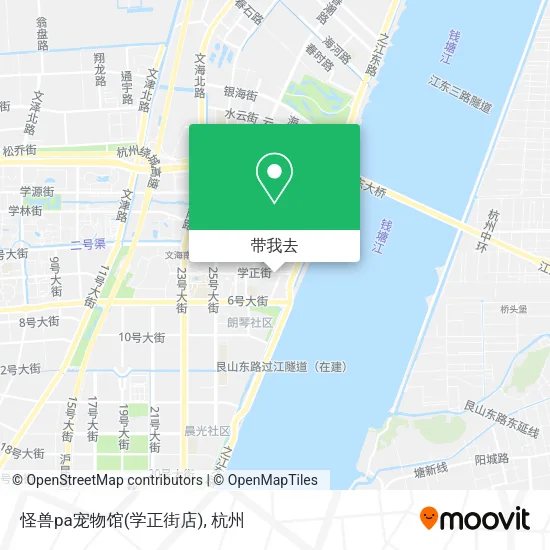 怪兽pa宠物馆(学正街店)地图