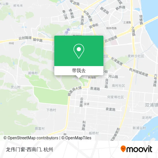 龙伟门窗-西南门地图