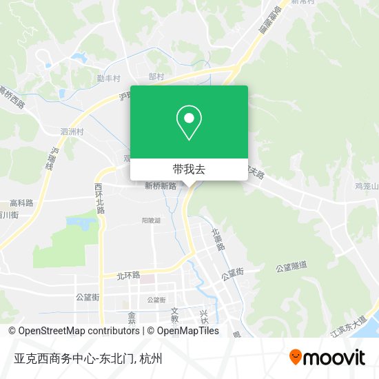 亚克西商务中心-东北门地图