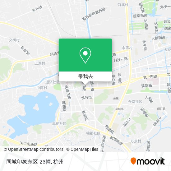 同城印象东区-23幢地图