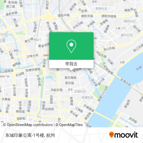 东城印象公寓-1号楼地图