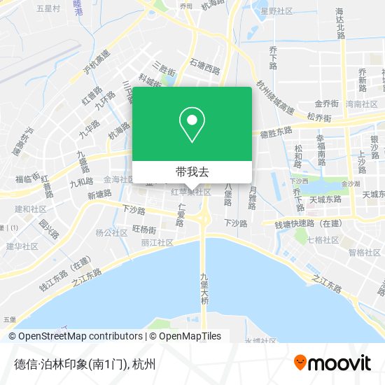 德信·泊林印象(南1门)地图