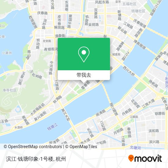 滨江·钱塘印象-1号楼地图