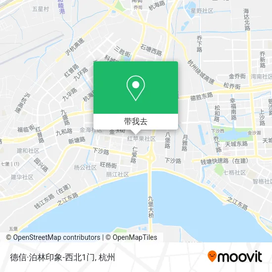 德信·泊林印象-西北1门地图