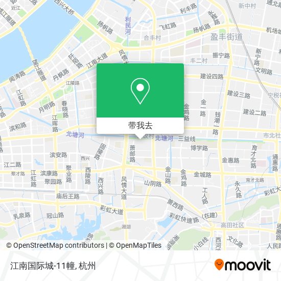 江南国际城-11幢地图