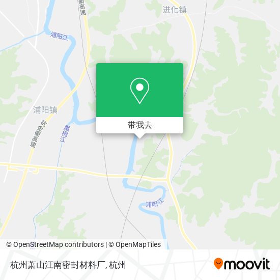 杭州萧山江南密封材料厂地图