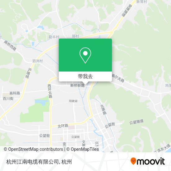 杭州江南电缆有限公司地图