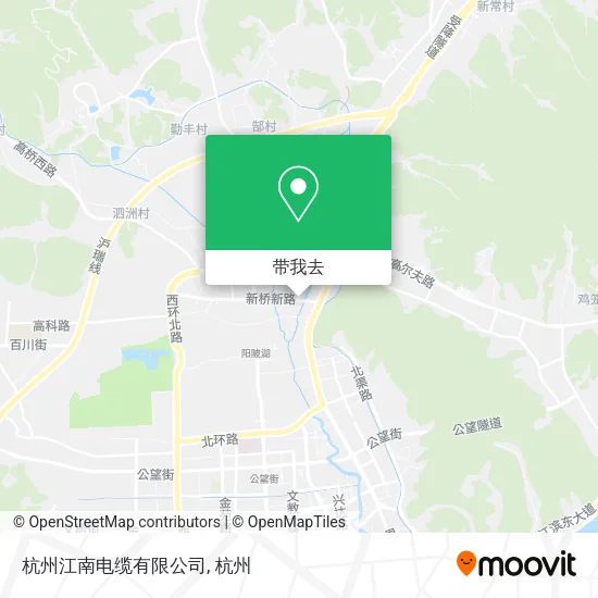 杭州江南电缆有限公司地图