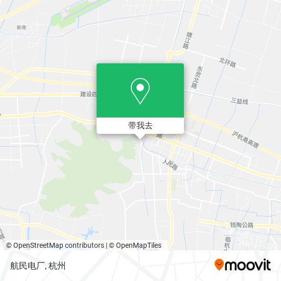 航民电厂地图
