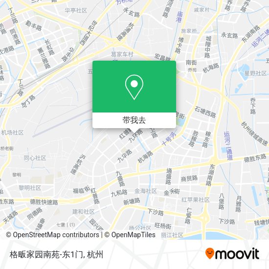 格畈家园南苑-东1门地图