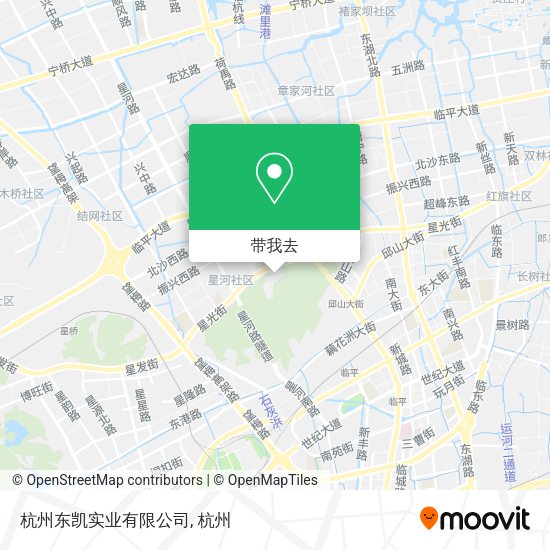 杭州东凯实业有限公司地图
