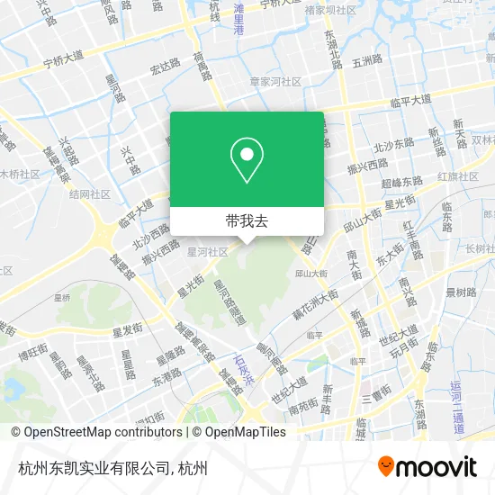 杭州东凯实业有限公司地图