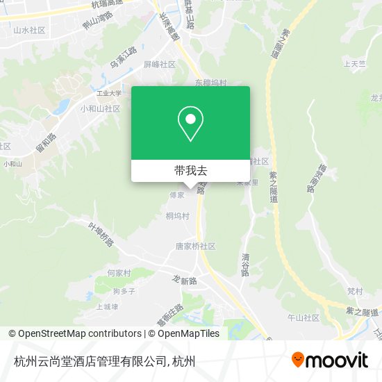 杭州云尚堂酒店管理有限公司地图