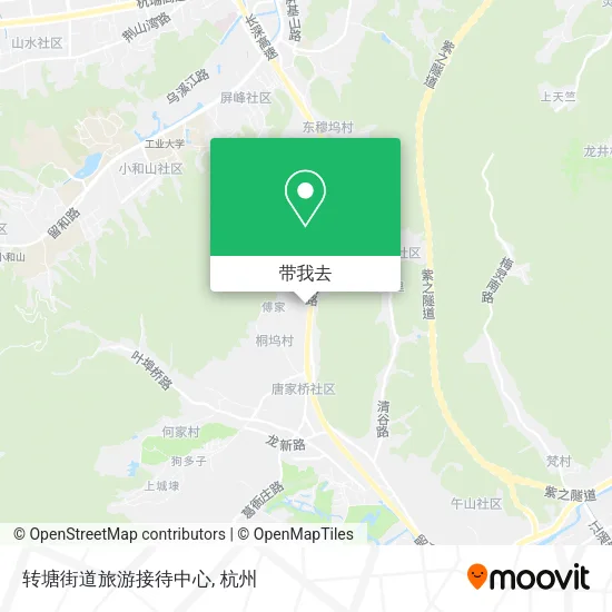 转塘街道旅游接待中心地图