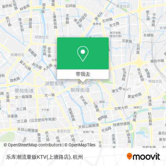 乐库潮流量贩KTV(上塘路店)地图