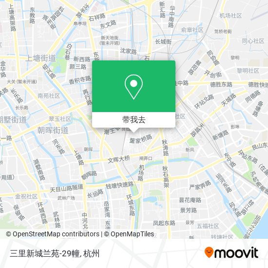 三里新城兰苑-29幢地图