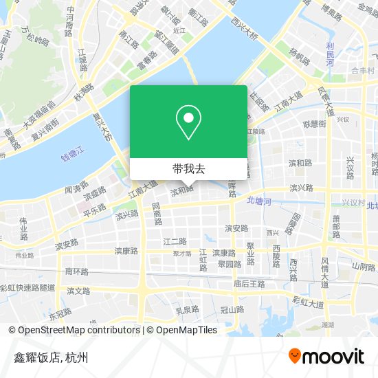 鑫耀饭店地图