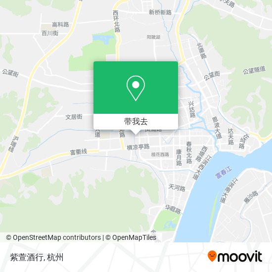 紫萱酒行地图